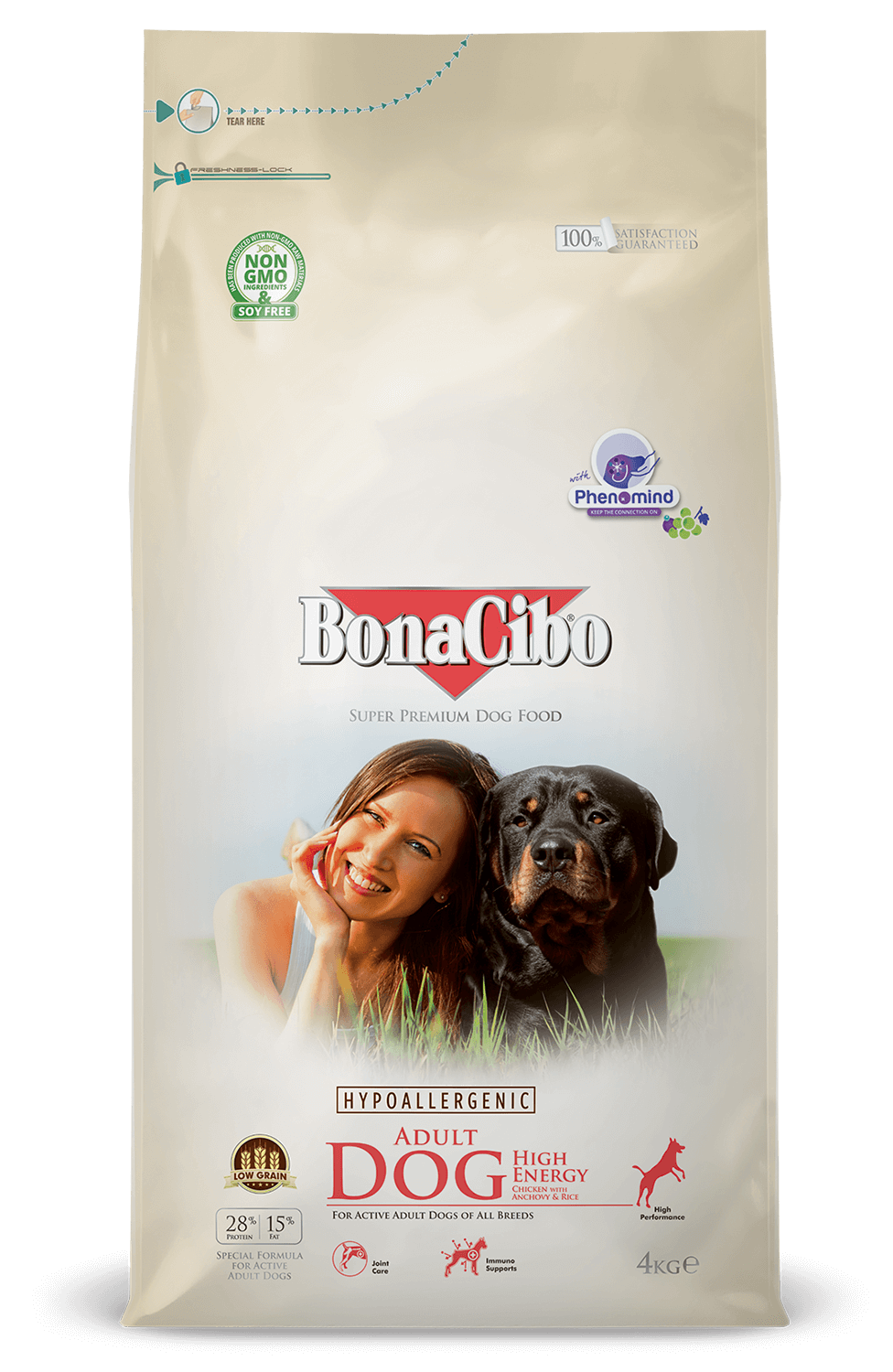 Bonacibo Adult Dog High Energy Bonacibo Cat Dog Food