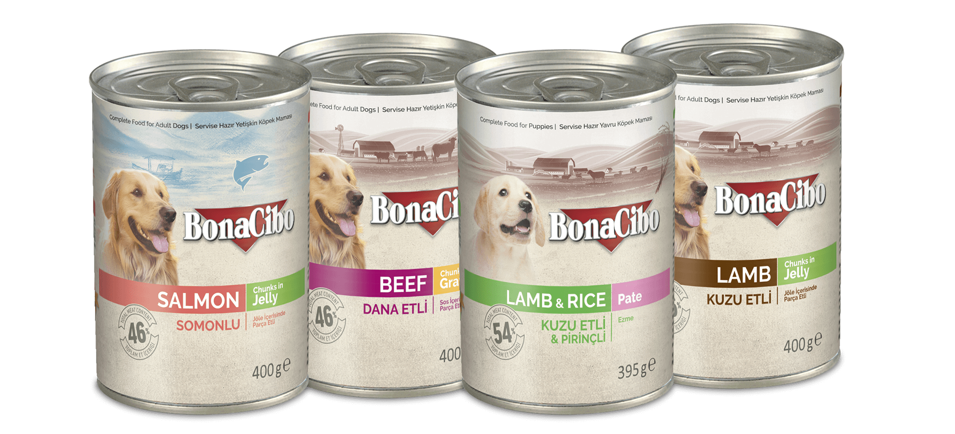 Bonacibo Konserve Kopek Mamalari Bonacibo Cat Dog Food